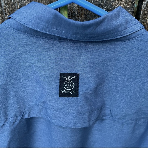 Wrangler Men’s ATG Regular Fit Long Sleeve Button Down Shirt NWT Sz 2XT - Picture 7 of 16